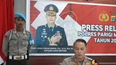Polres Parigi Moutong, ungkap Ratusan Kasus Yang diTangani Selama Tahun 2024Polres Parigi Moutong, ungkap Ratusan Kasus Yang diTangani Selama Tahun 2024
