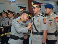 Kapolda Pimpin Sertijab Pejabat Polda Sulawesi Tengah