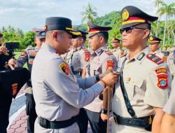 Kapolres Pimpin Sertijab, Perkuat Soliditas Polres Parigi Moutong