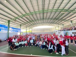 Semangat Kemerdekaan Berkobar di Lomba Aerobic dan Zumba