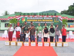 Pangdam XIII Merdeka Kunjungi Kodim Luwuk, Tekankan Dedikasi Babinsa