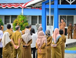 Diskominfosantik Sulteng Tekankan Integritas ASN Lewat Apel Pagi