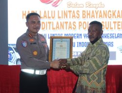 Syukuran Hari Lalu Lintas Ke-70 Digelar di Donggala