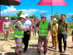 Kajati Sulteng Tinjau Pembangunan Kantor Kejari Sigi dan Evaluasi