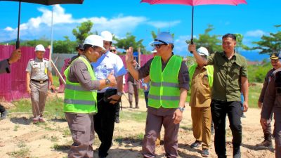 Kajati Sulteng Tinjau Pembangunan Kantor Kejari Sigi dan Evaluasi