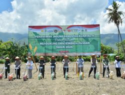 Polri Tanam Jagung Serentak Dukung Swasembada Pangan Nasional