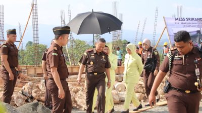 Kajati Sulteng Letakkan Batu Pertama Masjid Kejari Morowali