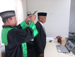 Subhan Lapu Resmi Dilantik, Komitmen Perkuat Layanan Haji Parigi Moutong