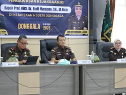 Kejari Donggala Menjadi Salah Satu Titik Kunjungan Pengawasan Jamwas