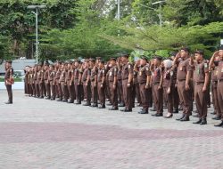 Apel Awal Tahun, Wakajati Sulteng Tekankan Disiplin Kinerja