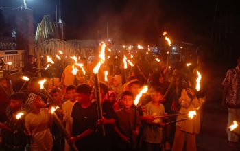 Pawai Obor Semarakkan Idulfitri, Perkuat Karakter Generasi Muda Desa