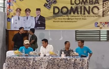 Lomba Domino Meriahkan HUT Parigi Moutong, Hadirkan Kebersamaan Warga