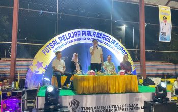 Bupati Parimo Buka Futsal Pelajar Semarak HUT Ke-24 Daerah