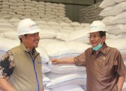 Longki Cek Stok Beras Bulog Parigi, Pastikan Aman