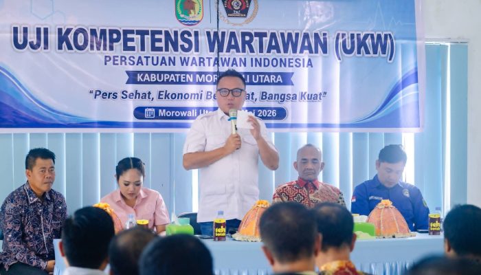 Delis Dorong Wartawan Profesional Dukung Pembangunan Morut Berkelanjutan