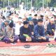 Bupati Erwin Burase Salat Iduladha Bersama Ribuan Warga Parigi