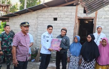 Erwin Burase Tinjau Korban Gempa, Pastikan Penanganan Berjalan Cepat