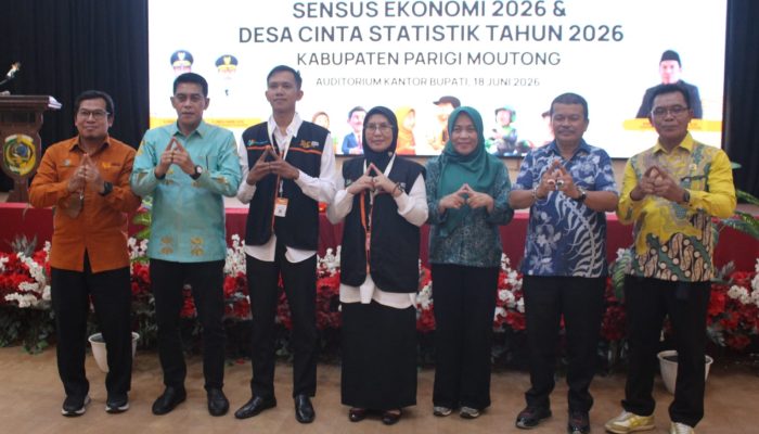 Bupati Parigi Moutong Resmi Buka Sensus Ekonomi dan Desa Cantik