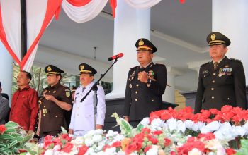 Wabup Abdul Sahid Hadiri Hari Bhayangkara Perkuat Sinergi Keamanan Daerah Bersama