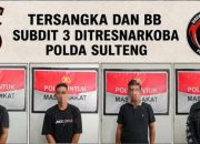 Polda Sulteng Ungkap Jaringan Sabu, Empat Terduga Diamankan di Parimo