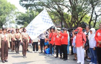 Ratusan Pelajar Parigi Moutong Semarakkan Gerak Jalan Kemerdekaan