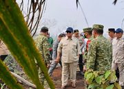 Prabowo Tinjau Karhutla KalBar, Perintahkan Penanganan Cepat