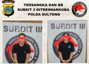 Polda Sulteng Ringkus Dua Pelaku, Sita 103 Gram Sabu