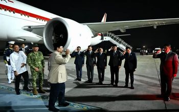 Prabowo Tiba di Tanah Air Usai Lawatan Rusia