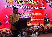 Bupati Erwin Burase Tekankan Sinergi Saat Sertijab Kapolres Parigi Moutong