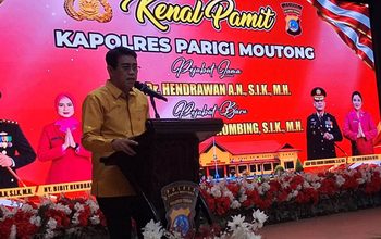 Bupati Erwin Burase Tekankan Sinergi Saat Sertijab Kapolres Parigi Moutong