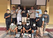Polsek Parigi Amankan Empat Orang, Sita Puluhan Paket Diduga Sabu