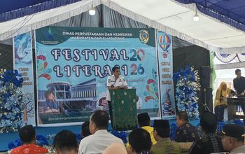Bupati Erwin Ajak Generasi Muda Parimo Jadikan Membaca Gaya Hidup