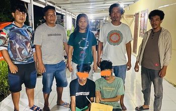 Dua Mahasiswa Ditangkap Curi Kabel Tower XL di Parimo